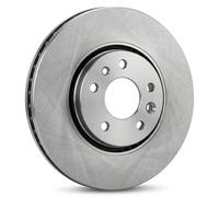 2x Brake disc internally vented R1075V SAMKO for RENAULT SCÉNIC II