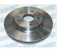 2x Brake disc internally vented S5022V SAMKO for SUZUKI SX4 S-CROSS VITARA