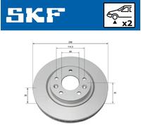 SKF VKBD 80047 V2 Brake disc