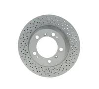 2x Brake disc Perforated 0 986 478 592 BOSCH for PORSCHE 911 911 Convertible