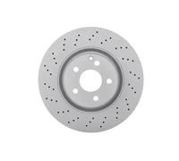 2x Brake disc Perforated 0 986 479 413 BOSCH for MERCEDES-BENZ S-CLASS