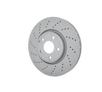 2x Brake disc Perforated 0 986 479 720 BOSCH for MERCEDES-BENZ CLS