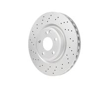 2x Brake disc Perforated 0 986 479 A60 BOSCH for MERCEDES-BENZ CLA Coupe A-CLASS