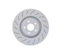 Bosch BD2428 Brake Disc - 344 mm Vented High-Carbon Disc - Front Axle - ECE-R90 Certified - Great Cooling and Noise Suppression, Advanced Corrosion protected - 1 Single Disc