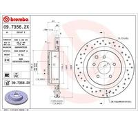 Brembo 2 x 09.7356.2 x Disc Brake Rotor