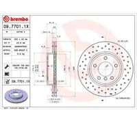 Brake disc BREMBO 09.7701.1X for BMW 3 (E46) 2 1998-2