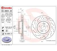 Brembo Brake Disc 09.8904.21 – Vented Front Axle