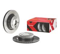 Brembo Xtra 2 x Rear Brake Perforated 300mm Disc Set fits BMW 3 4 Series