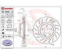 Brembo 09.9825.11 Prime Brake Disc