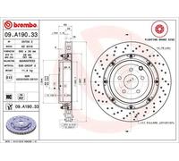 Brembo Prime Line Floating Vented Two-Piece Brake Disc - Drilled 09.A190.33