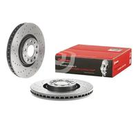 2x Brake disc perforated/vented 09.A813.11 BREMBO for AUDI A4 B7 A4 B7 Avant