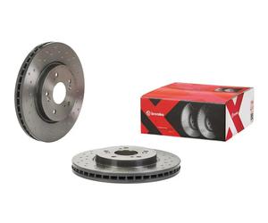 2x Brake disc perforated/vented 09.B648.1X BREMBO for HONDA CR-V III CR-V IV