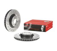 BREMBO Brake Disc Front Perforated/Vented Fits Mercedes-Benz C-Class E-Class
