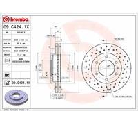 BREMBO 09.C424.1X Brake disc