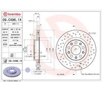 BREMBO 09.C496.1X Brake disc