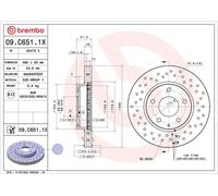 BREMBO 09.C651.1X Brake disc