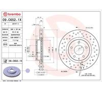 BREMBO 09.C652.1X Brake disc
