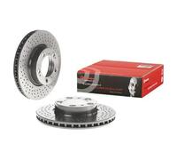 2x Brake disc perforated/vented 09.C880.11 BREMBO for PORSCHE BOXSTER Spyder 911