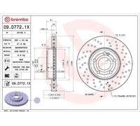 BREMBO 09.D772.1X Brake disc