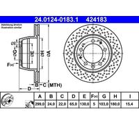 ATE 24.0124-0183.1 Brake disc