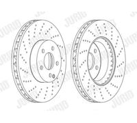 JURID 562634JC-1 Brake disc