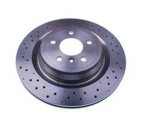 2x Brake disc perforated/vented B130721 DENCKERMANN for MERCEDES-BENZ M-CLASS