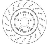 TRW DF6668S Brake disc