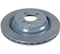 2x Brake disc Rear Axle internally vented 10 10 4854 SWAG for MERCEDES-BENZ GLE
