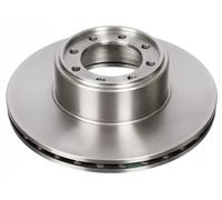 2x Brake disc Rear Axle internally vented 101730 FEBI BILSTEIN for IVECO