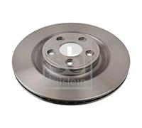 2x Brake disc Rear Axle internally vented 106299 FEBI BILSTEIN for JAGUAR XJ