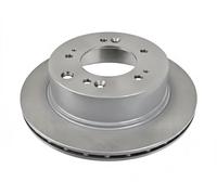 2x Brake disc Rear Axle internally vented 108545 FEBI BILSTEIN for KIA SORENTO I
