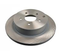2x Brake disc Rear Axle internally vented 170743 FEBI BILSTEIN for NISSAN