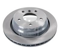 2x Brake Discs Pair Vented fits BMW 540 E39 4.4 Rear 96 to 03 298mm Set Febi New