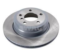2x Brake disc Rear Axle internally vented 20 93 6386 SWAG for BMW X5 X6