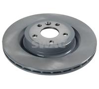2x Brake disc Rear Axle internally vented 22 10 6493 SWAG for LAND ROVER JAGUAR
