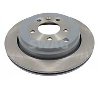 2x Brake disc Rear Axle internally vented 22 94 3849 SWAG for LAND ROVER