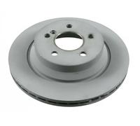 2x Brake disc Rear Axle internally vented 22162 FEBI BILSTEIN for MERCEDES-BENZ