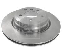 2x Brake Discs Pair Vented fits BMW 335D 3.0D Rear 06 to 13 336mm Set Febi New