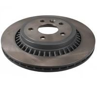 2x Brake disc Rear Axle internally vented 39620 FEBI BILSTEIN for VOLVO