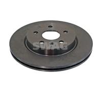 2x Brake disc Rear Axle internally vented 40 93 9373 SWAG for SAAB OPEL