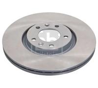 2x Brake disc Rear Axle internally vented 43874 FEBI BILSTEIN for CITROËN C6