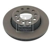 2x Brake disc Rear Axle internally vented 43932 FEBI BILSTEIN for AUDI V8 A6 C4