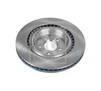 2x Brake disc Rear Axle internally vented 44097 FEBI BILSTEIN for AUDI A8 D4