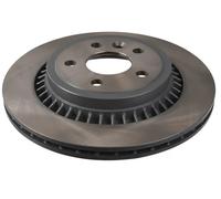2x Brake disc Rear Axle internally vented ADF124303 BLUE PRINT for VOLVO