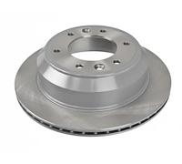 Blue Print Pair of Internally Vented Painted Brake Disc Rotor ADG043150 REAR