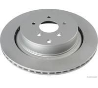 2x Brake disc Rear Axle internally vented J3311053 HERTH+BUSS JAKOPARTS