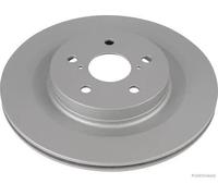 2x Brake disc Rear Axle internally vented J3312081 HERTH+BUSS JAKOPARTS