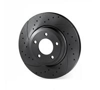 2x Brake disc Rear Axle Perforated RT 1511-GL T5 ROTINGER for AUDI A6 C5