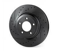 2x Brake disc Rear Axle Perforated RT 1536-GL T5 ROTINGER for AUDI SEAT