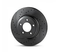 2x Brake disc Rear Axle Perforated RT 20395-GL T5 ROTINGER for BMW X3